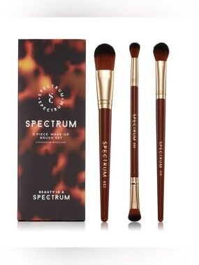 Spectrum 3-Piece Makeup Brush Set